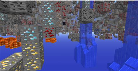 Ore Distribution At Bedrock Level Rminecraft