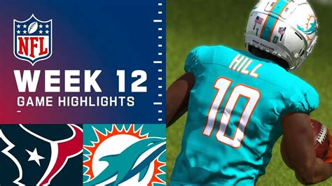 Texans Vs Dolphins Week 12 Madden 23 Simulation Highlights Youtube