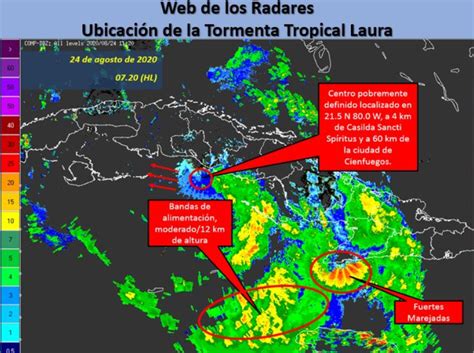 Aviso de Ciclón Tropical número 18 en Cuba Radio Reloj emisora