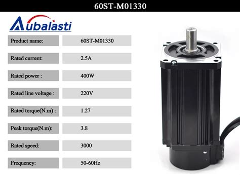 Aubalasti 400w Ac Servo Motor Kits 1 27n M 3000rpm 60st M01330 Ac Mot Wavetopsign