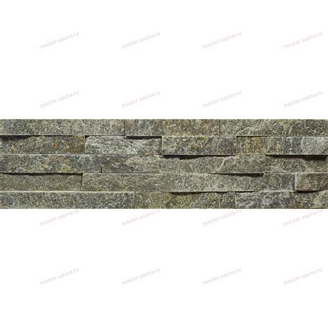 Натуральный камень GREEN QUARTZITE 150х600мм (цена за упак0,63м2 ...