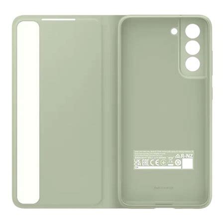 Official Samsung Smart Clear View Cover Olive Case For Samsung Galaxy