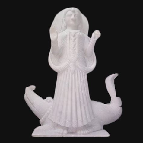 Hindu White Marble Khodiyar Maa Statue For Worship Size Feet At Rs