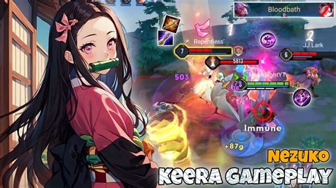 Keera Jungle Pro Gameplay Nezuko Kamado Skin Arena Of Valor Li N