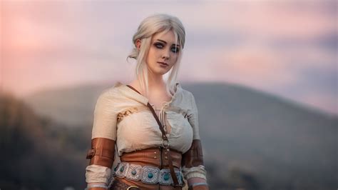 1920x1080 Ciri The Witcher Cosplay Laptop Full Hd 1080p Hd 4k Wallpapersimagesbackgrounds