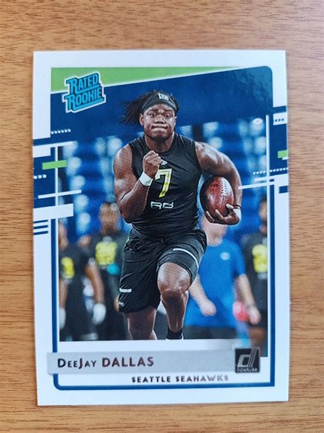 DeeJay DALLAS 2020 PANINI DONRUSS ROOKIE FOOTBALL CARD 345 SEAHAWKS EBay