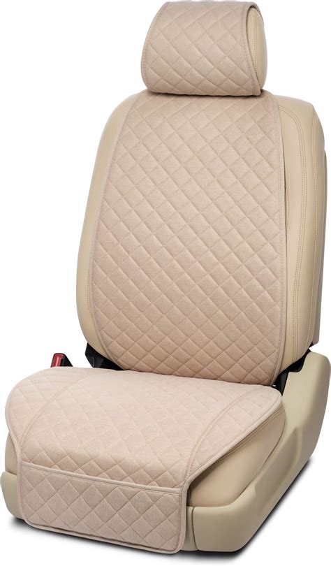 Amazon LINGVIDO Beige Car Seat Cover Front Set Of Leather Seat