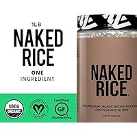 Amazon Naked Rice LB Organic Brown Rice Protein Powder Vegan