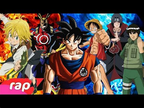 1 Hora De Rap Anime 7 Minutoz YouTube