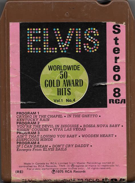 Elvis Presley Worldwide 50 Gold Award Hits Vol 1 No 4 1975 8