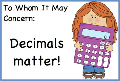 Decimal Number Cliparts Visuals To Enhance Understanding Of Decimal Numbers