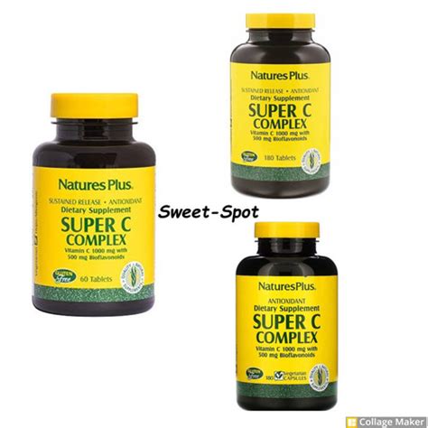 Jual NATURE S PLUS SUPER C COMPLEX VITAMIN C 1000 Mg 60 Tablets