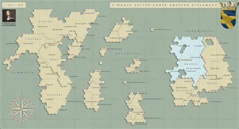 A World United Under Swedish Diplomacy, 1987 AD : r/imaginarymaps