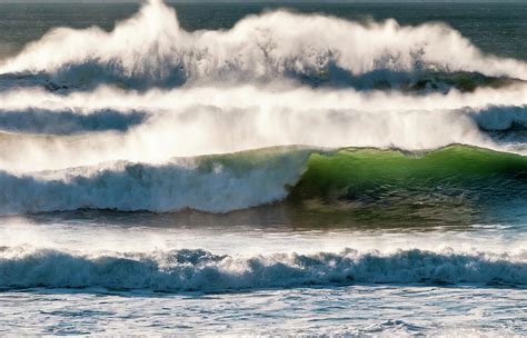 Spindrift On The Waves Photograph By Robert Potts Fine Art America