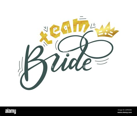 Bride Tribe Hand Drawn Lettering Quote Wedding Inspiration Calligraphy