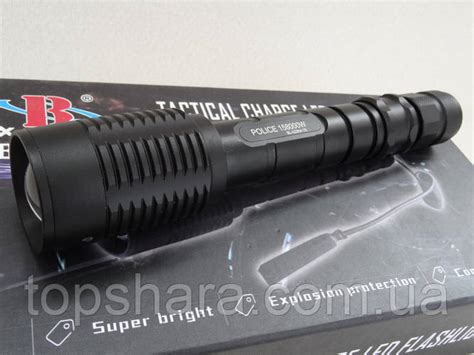 Фонарик ручной Bailong BL-Q2804 T6 POLICE 158000W, цена 908 грн — Prom ...