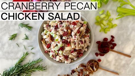 Cranberry And Pecan Chicken Salad Recipe