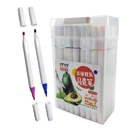 Marcadores Base De Alcohol Doble Punta X 36 Uds