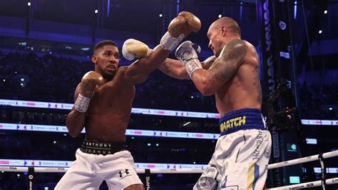 Anthony Joshua Vs Oleksandr Usyk 2 Día Hora Cartelera Cómo Y Dónde Ver Por Tv Y Streaming