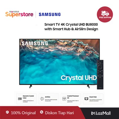 Samsung Crystal Uhd 4k Led Smart Tv 2022 43 43bu8000 Lazada Indonesia