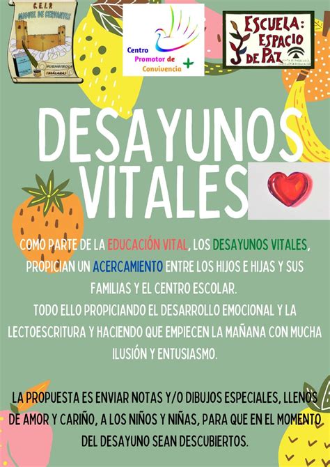 DESAYUNOS VITALES CEIP Miguel De Cervantes