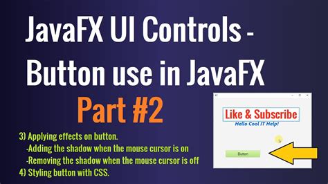 JavaFX UI Controls Button Use In JavaFX Tutorial Part 2 YouTube