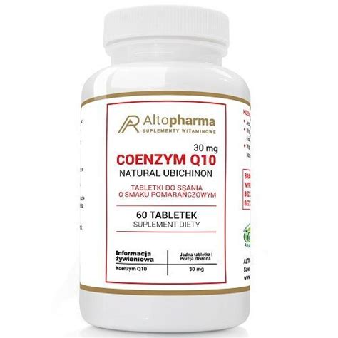 Alto Pharma Koenzym Q Natural Ubichinon Mg Kapsu Ek Cena