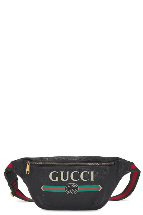 Fwrd Renew Gucci Waist Bag In Black Revolve