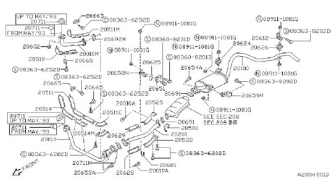 Nissan Pathfinder Exhaust Pipe Connector Gasket 20692 31g80 Sullivan Brothers Nissan