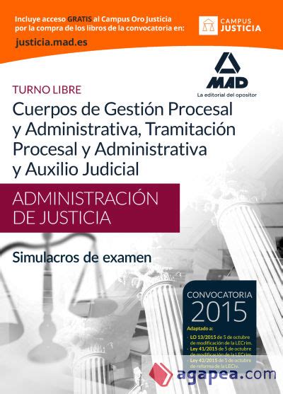 Cuerpos De La Administracion De Justicia Cuerpo De Gestion Procesal Y