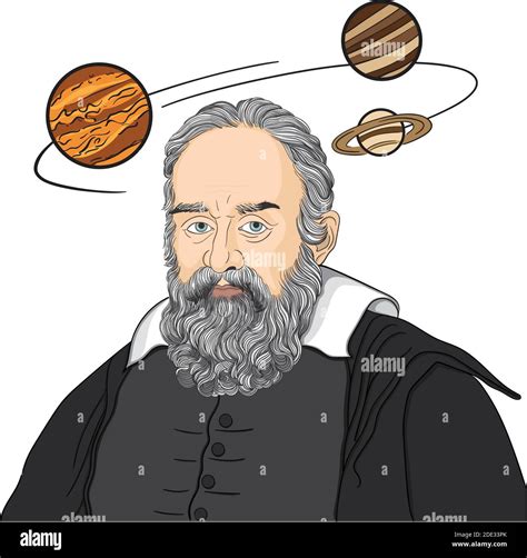 Vector De Galileo Galilei Stock Vector Images Alamy