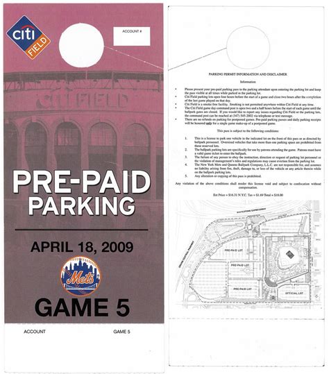 Citi Field Parking Map – Map Of The World