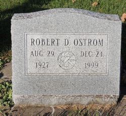 Robert Dean Ostrom 1927 1999 Memorial Find A Grave