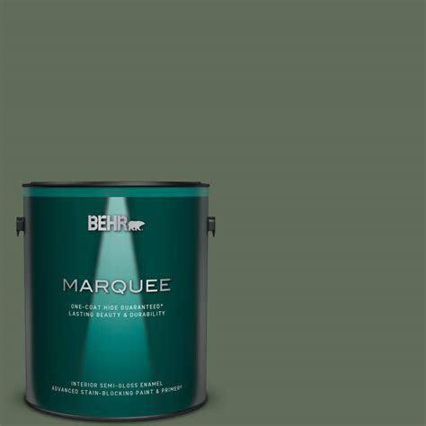 BEHR MARQUEE 1 Gal PPU11 01 Royal Orchard Semi Gloss Enamel Interior