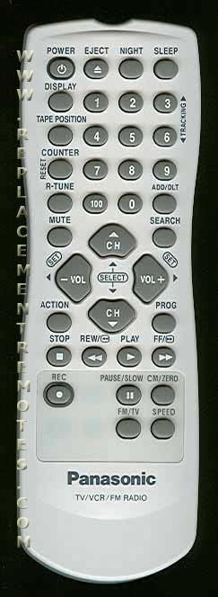 Buy Panasonic Lssq Tv Vcr Combo Remote Control