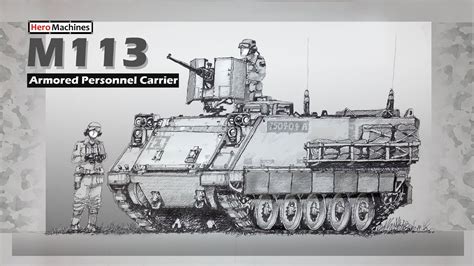 How To Draw M113 Apc Youtube