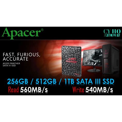 Apacer New As As X Sata Iii Gb S Gb Gb Gb Tb Ssd