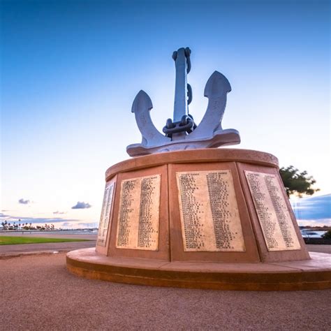 Walk Of Remembrance For The HMAS Sydney Carnarvon Trails WA