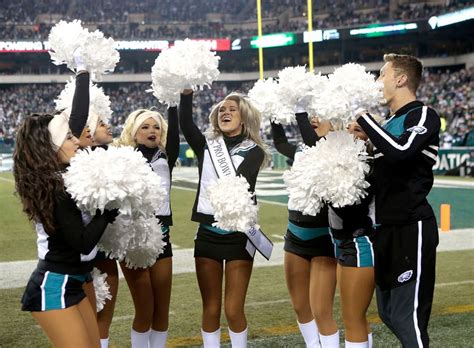 Eagles Cheerleaders Celebrate Pro Bowl Selection And Victory Over