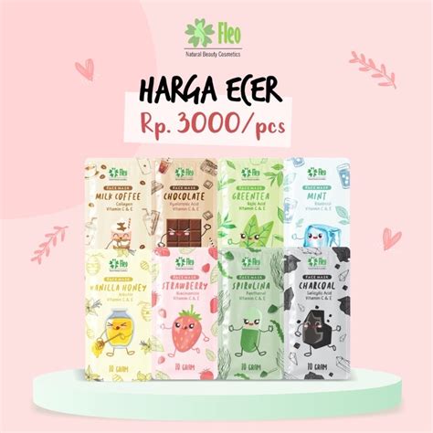 Jual Bpom Masker Organik Fleo Gr Face Mask Premium By Fleo