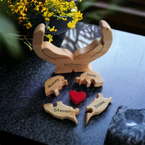 Custom Family Bond Puzzle, Heartfelt Connection Gift, Personalized Love