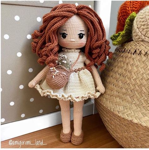 Crochet Pattern Elina Doll PDF Etsy Canada Вязаная кукла крючком