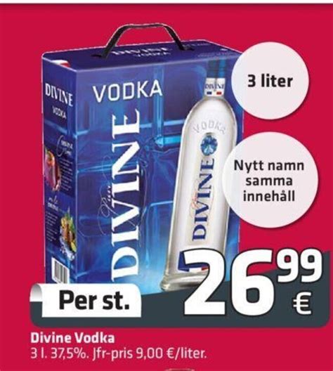 Divine Vodka Tilbud Hos Fleggaard