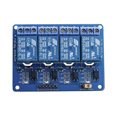 4 Channel Relay Module (5V) – Digitalelectronics.lk