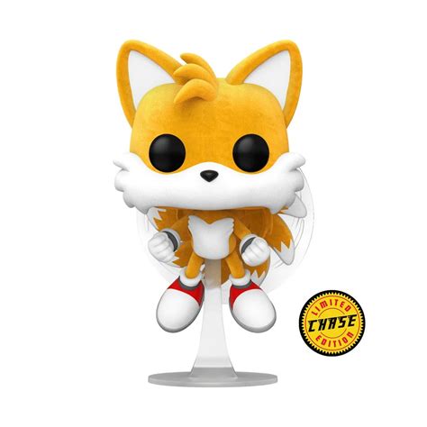 Funko Pop! Sonic the Hedgehog - Tails Flying Flocked CHASE (Specialty ...