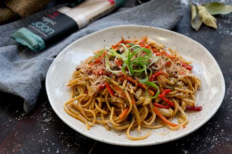 Vegetable Yaki Udon Asian Inspirations