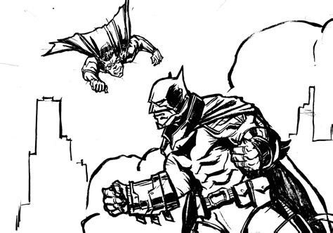 Batman Vs Superman Coloring Pages At Free Printable