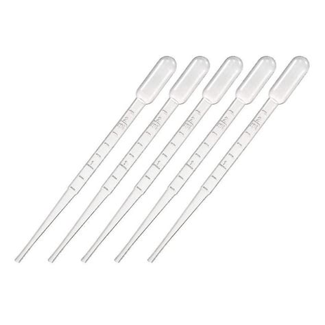 Disposable Pipettes 20 Pcs Clear Graduated Plastic Transfer