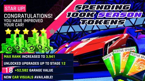 SPENDING 100000 SEASON TOKENS In Festive Sparks Packs ASPHALT 9