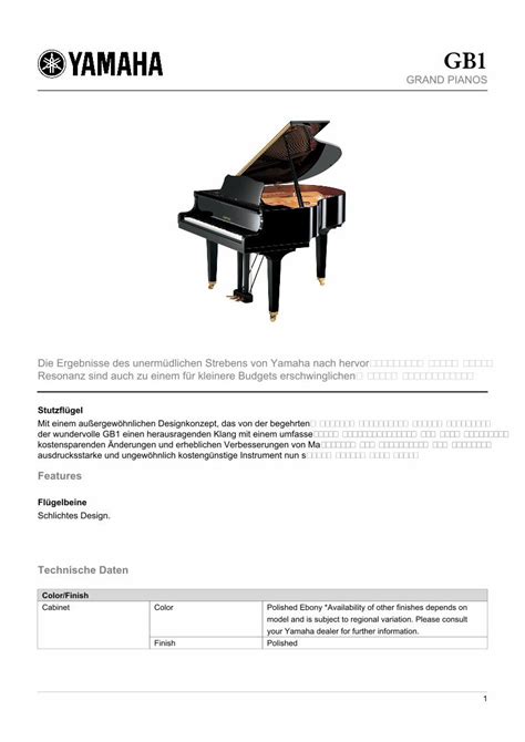 Pdf Grand Pianos Klaviere Streif Grand Pianos Technische